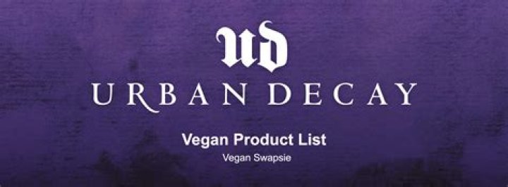 Are all urban decay products vegan