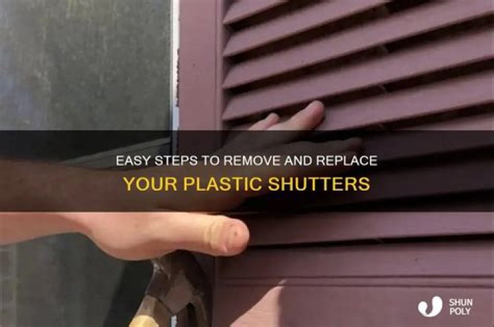 Are shutters easy to remove