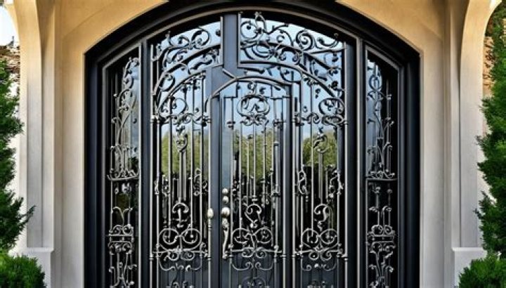 Are wrought iron doors safe