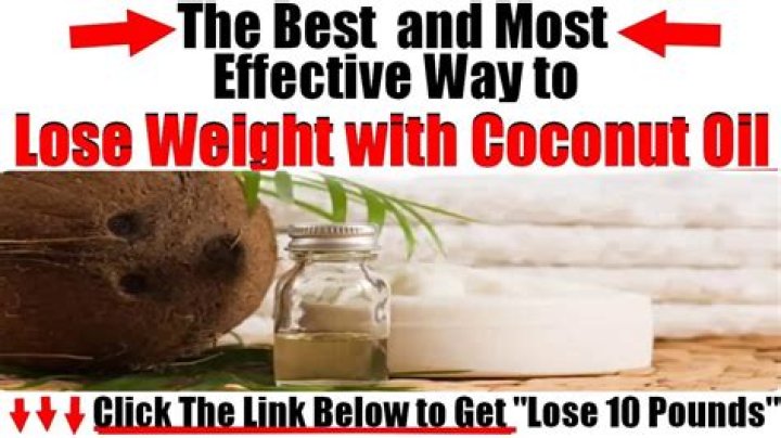 Can coconut oil lose weight