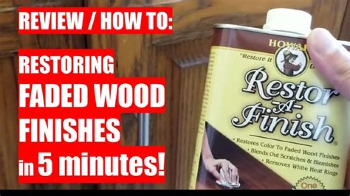 Can faded wood be restored