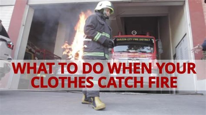 Can hot clothes catch fire