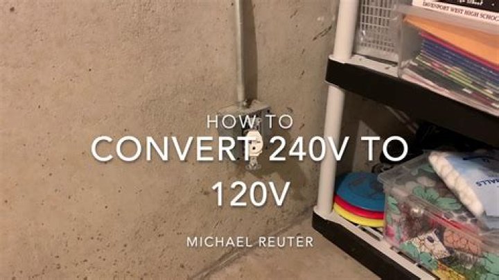 Can I convert 240V to 120V