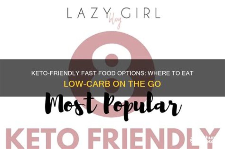 Can I eat fast food on keto