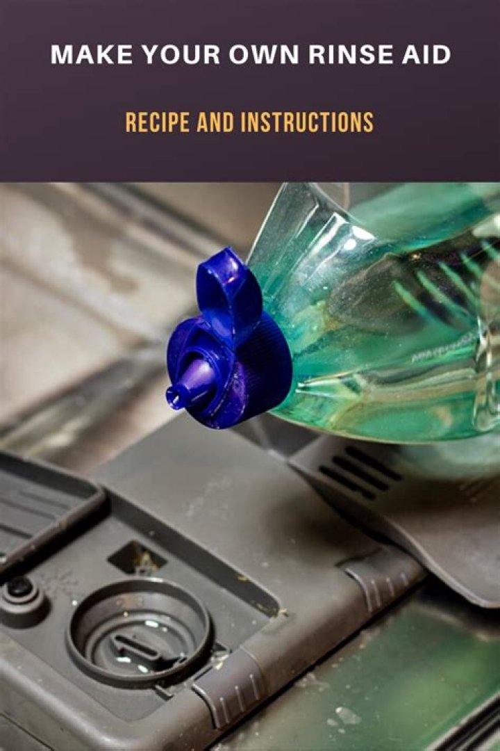 Can I make my own rinse aid