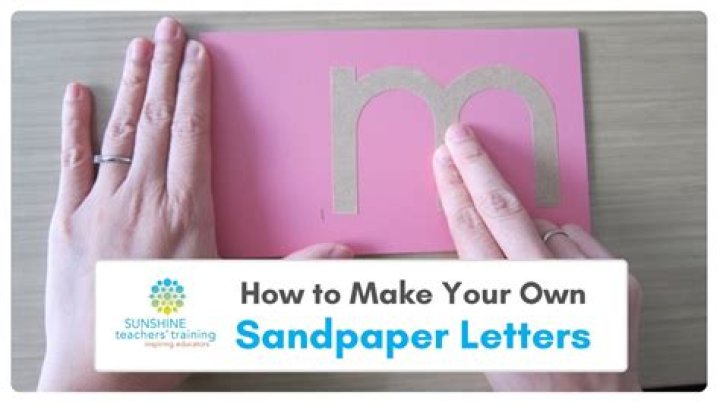 Can I make my own sandpaper