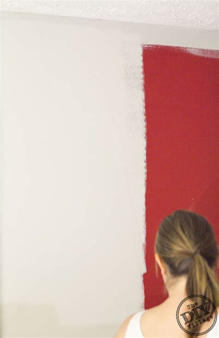 Can I paint over a red wall