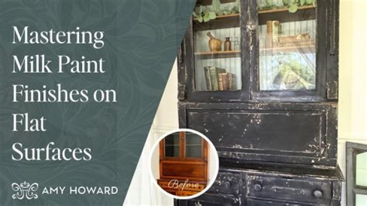 Can I paint over milk paint