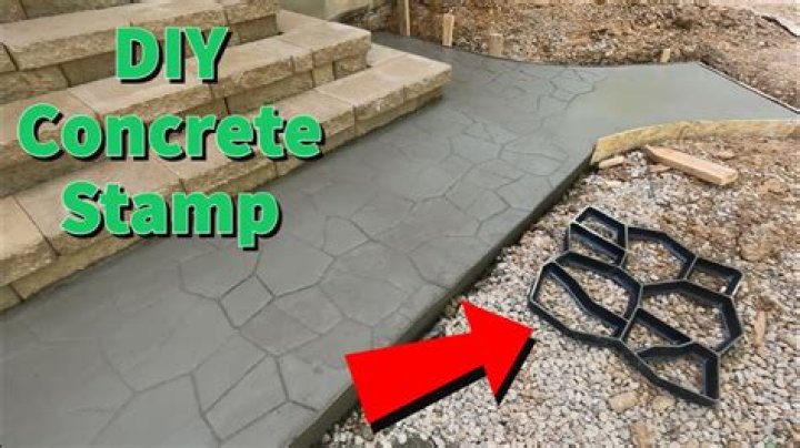 Can I stamp my own concrete