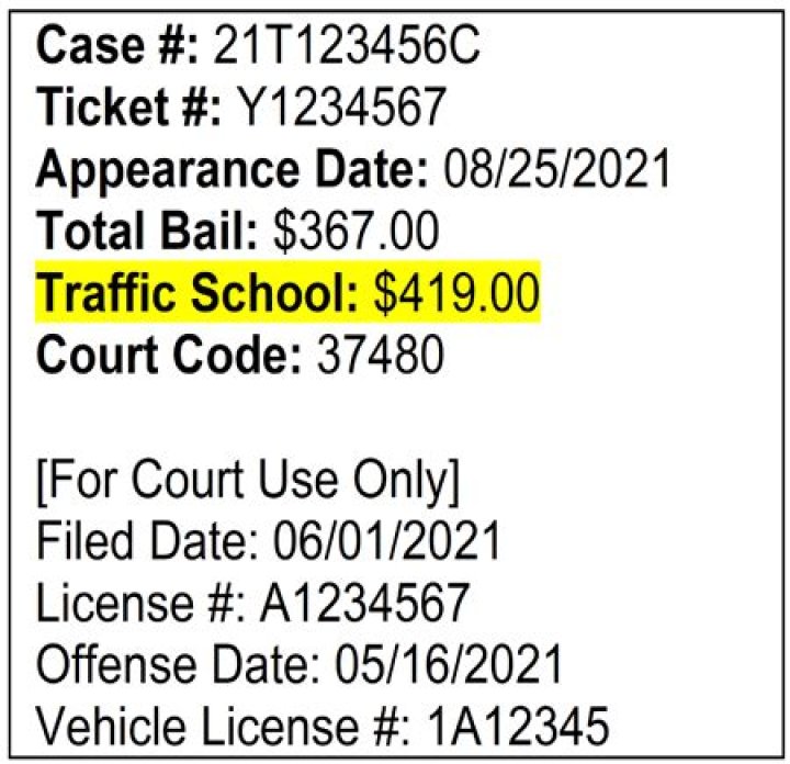 Can I take traffic school after paying ticket