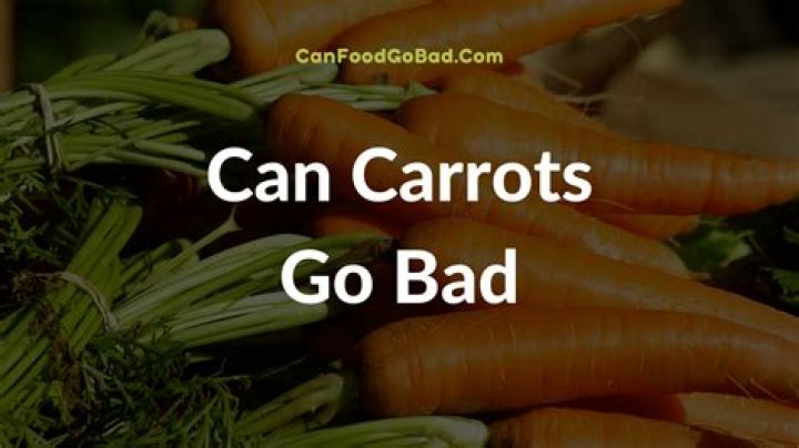 Can packaged carrots go bad