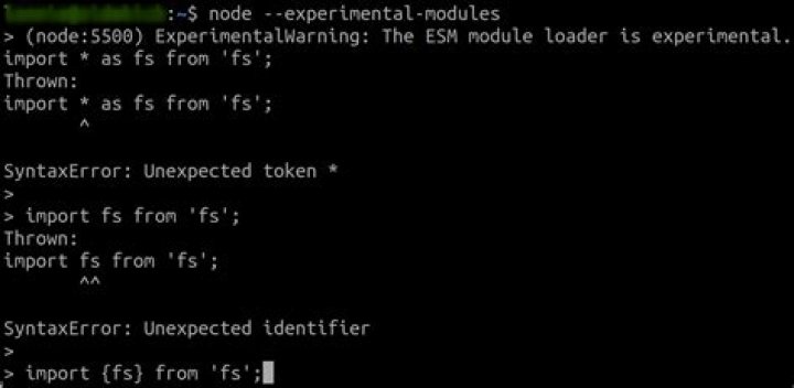 Can we use import in Nodejs