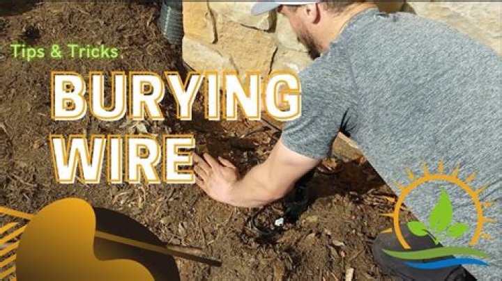 Can you bury landscape wire
