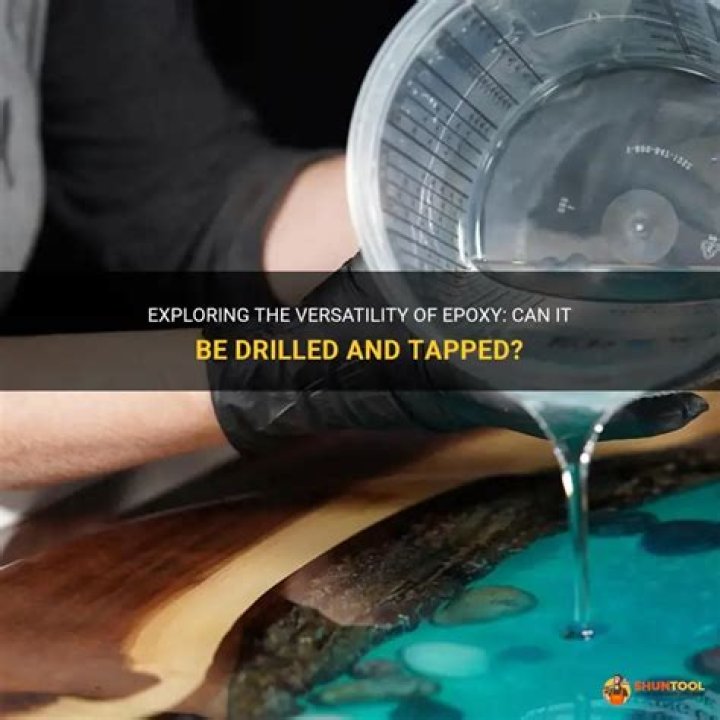 Can you drill and tap epoxy