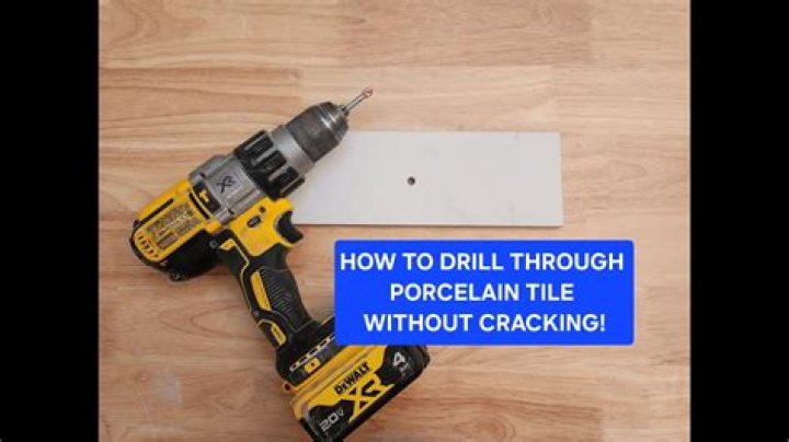 Can you drill between tiles