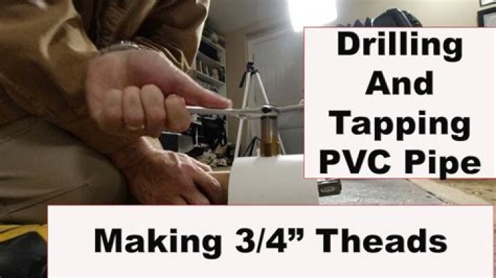 Can you drill into PVC pipe