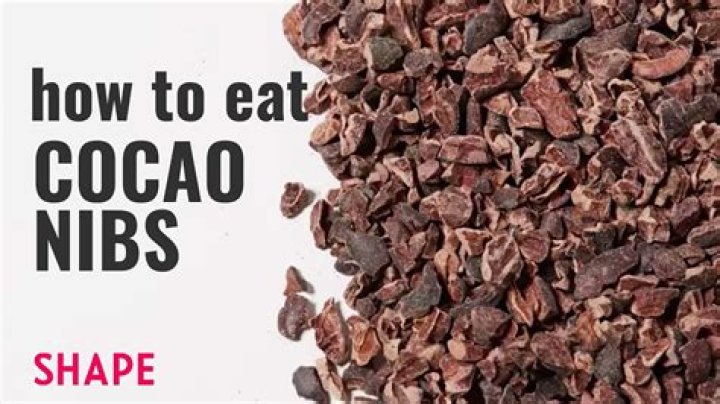 Can you eat raw cacao nibs