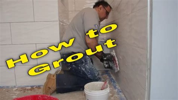 Can you grout with a sponge
