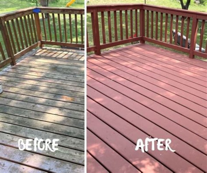 Can you paint a wooden deck