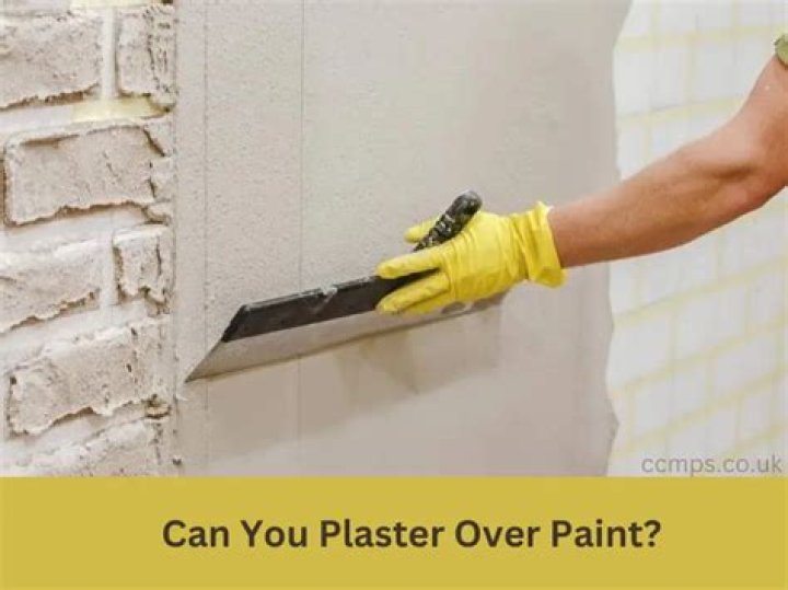 Can you paint over plaster weld