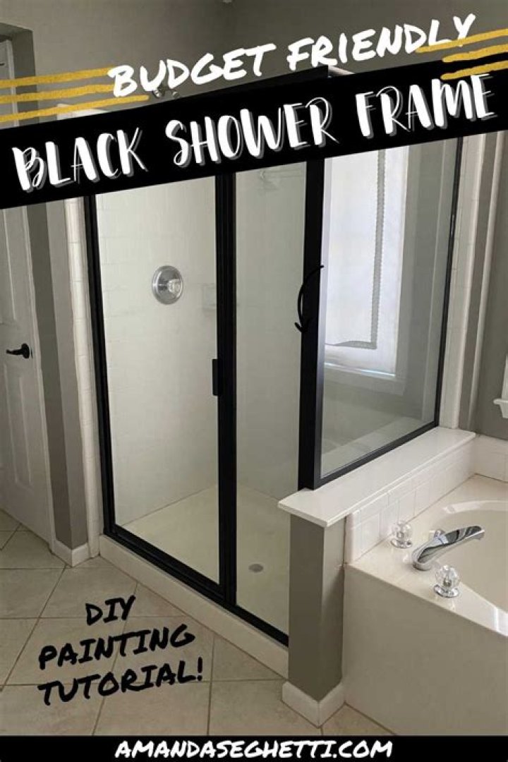 Can you paint shower frame