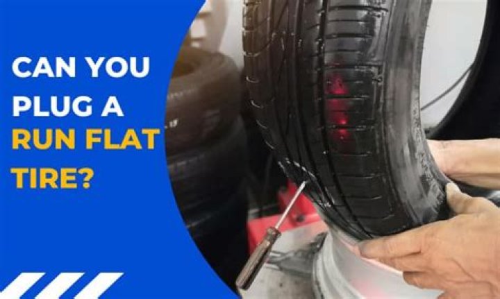 Can you plug a runflat tire