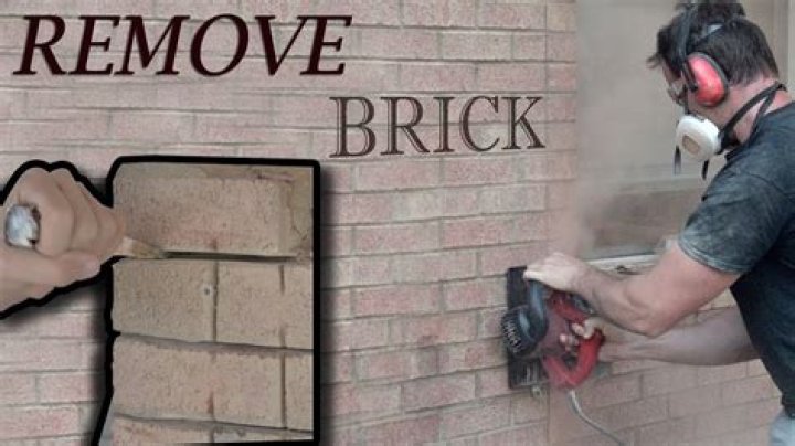 Can you remove brick siding