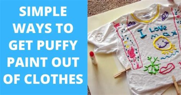 Can you remove puffy paint