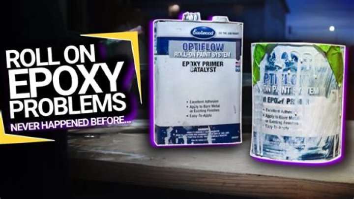 Can you roll on epoxy resin