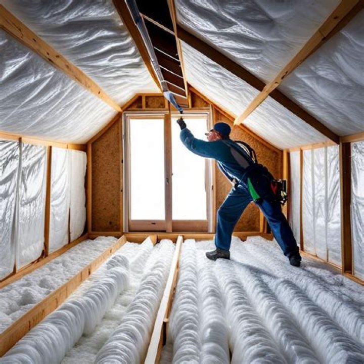 Can you spray foam an attic