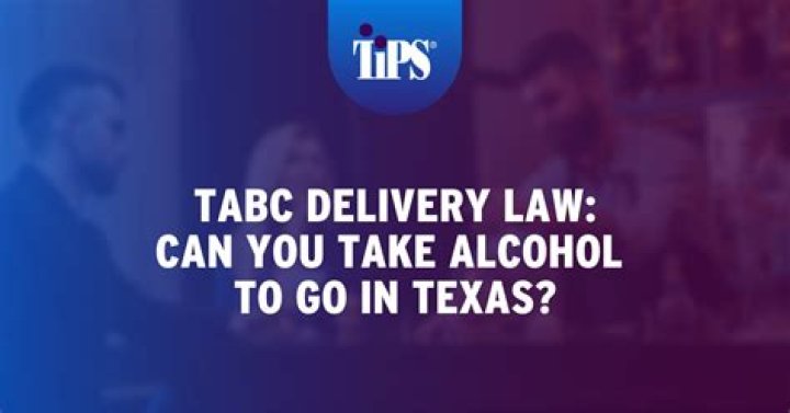 Can you take alcohol to go