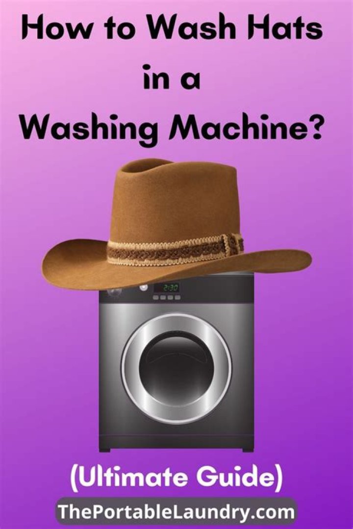 Can you wash hats in the washing machine