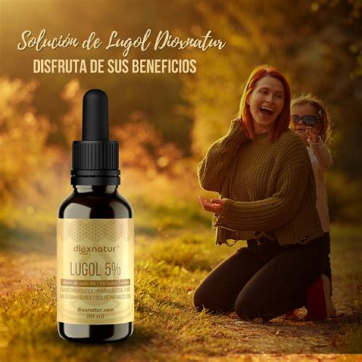 ¿Cuál es el color del lugol