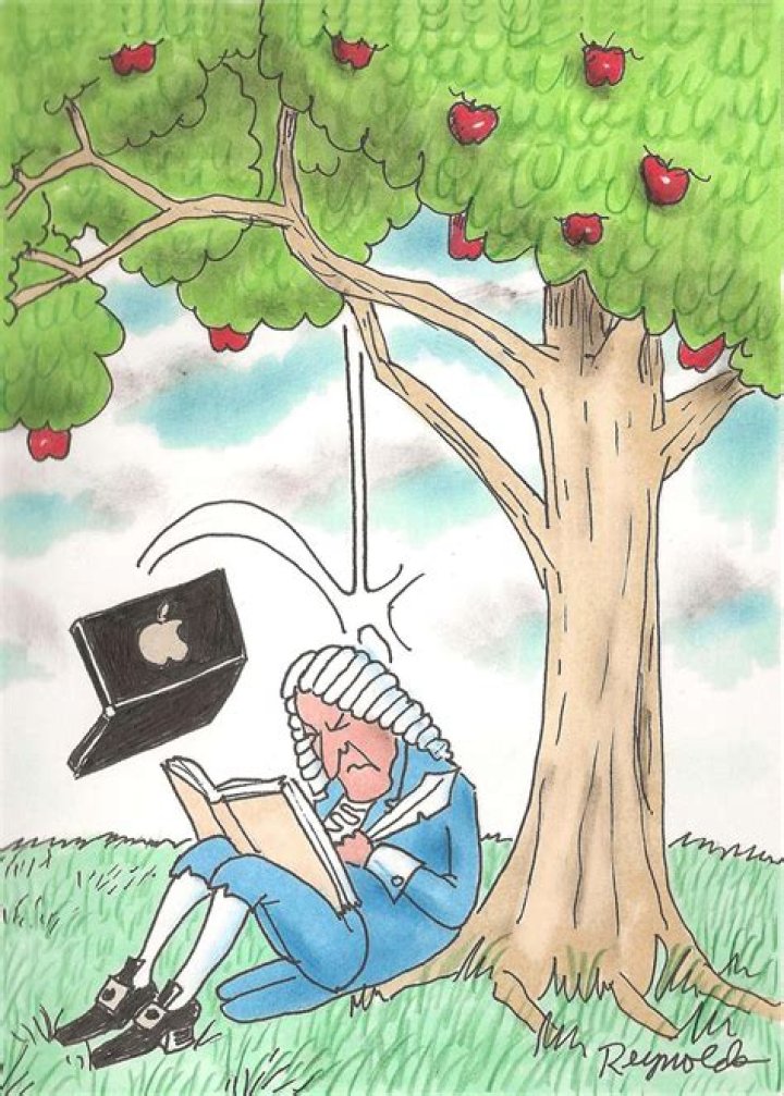 Did an apple fall on Newton