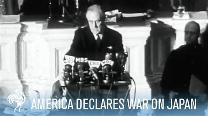 Did Franklin D Roosevelt declare war Japan