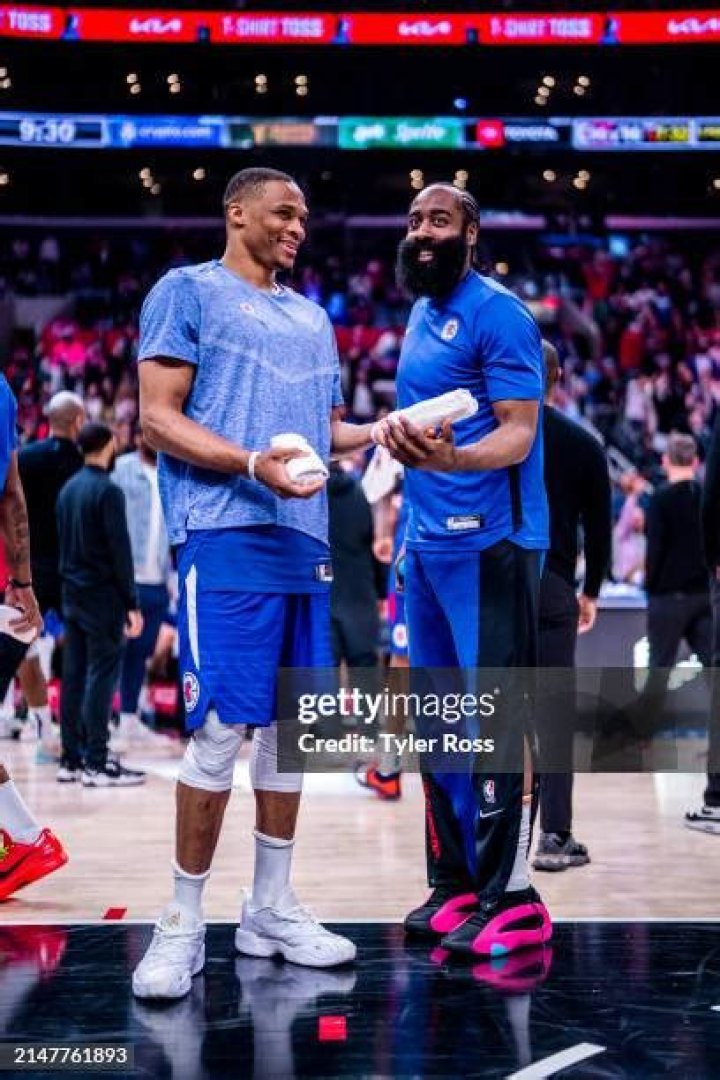 Did James Harden play with Russell Westbrook