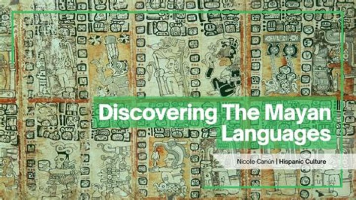 Did the Mayans use writing