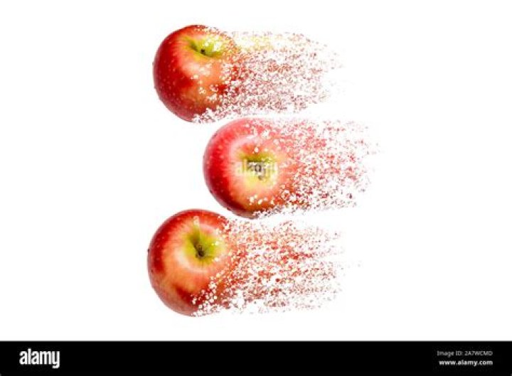 Do apples disintegrate