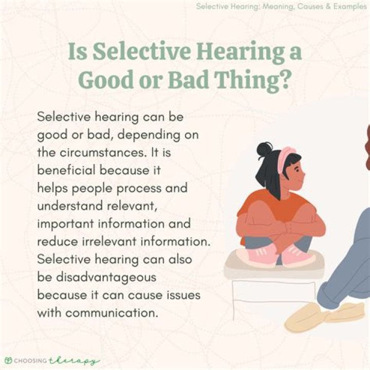 Do babies have selective hearing
