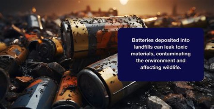 Do batteries go to landfill