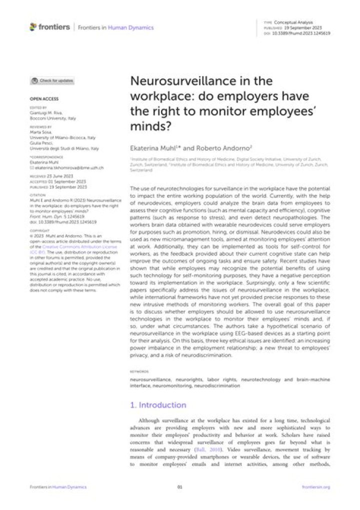 Do employers have the right to monitor employees