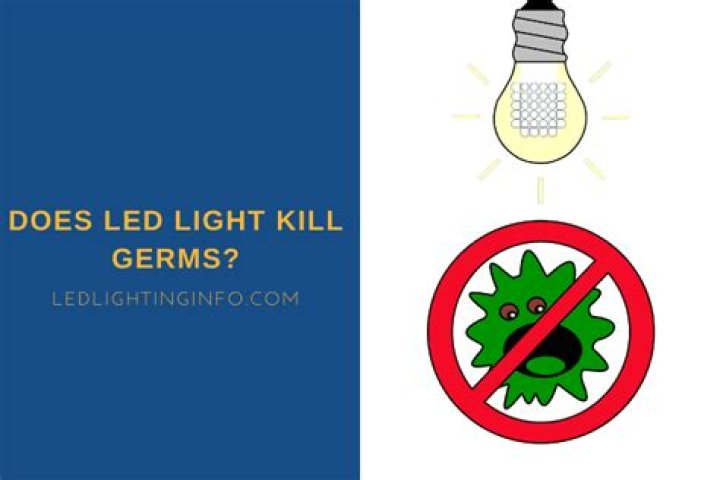 Do LED lights kill bacteria