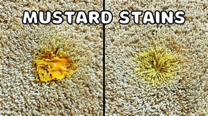 Do mustard stains come out