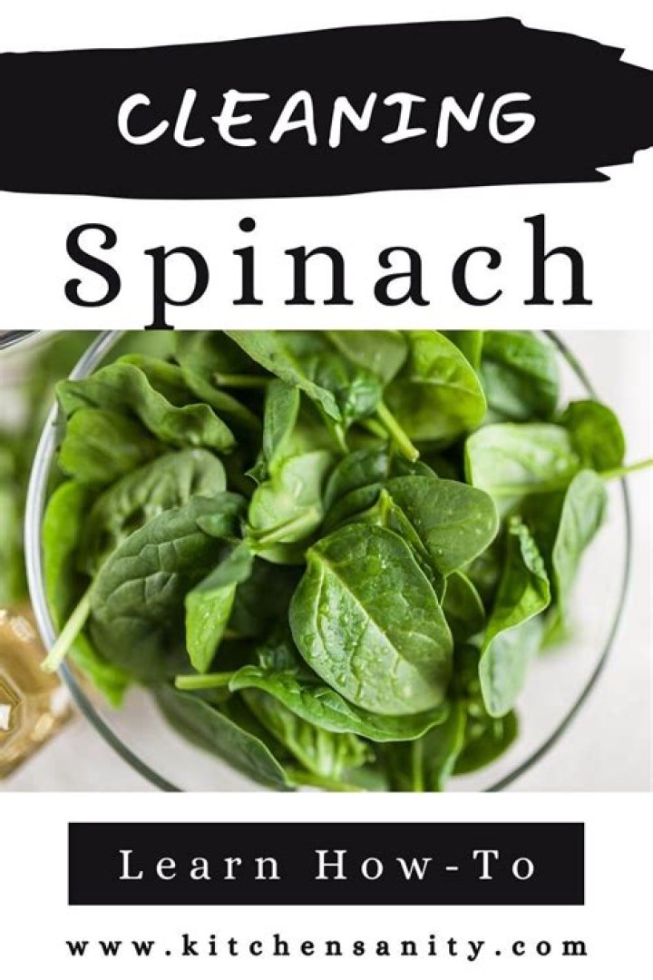 Do you have to wash spinach