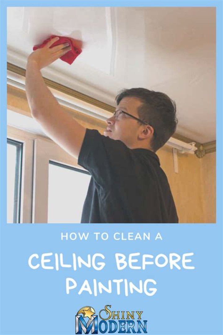 Do you need to wash ceiling before painting