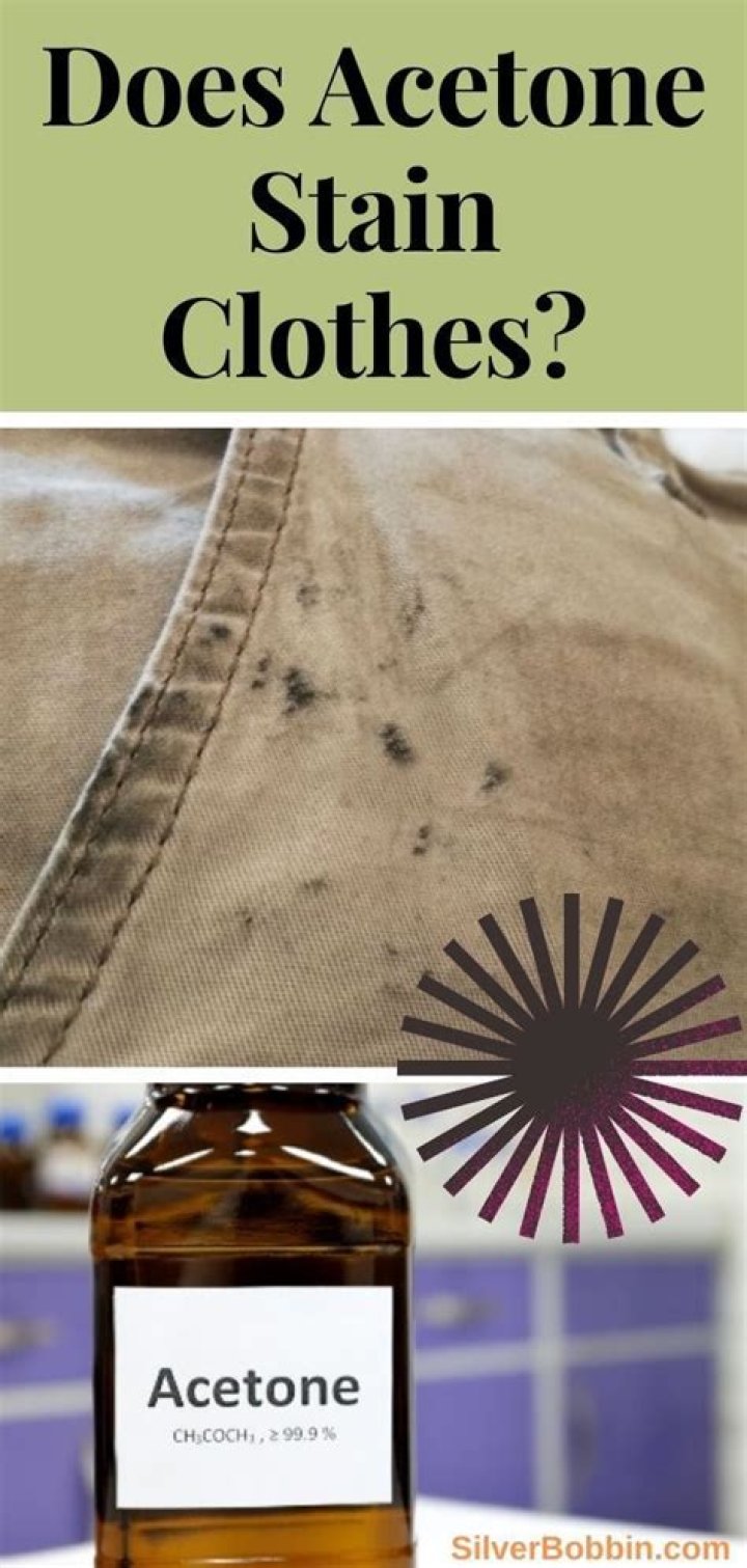 Does acetone bleach cotton