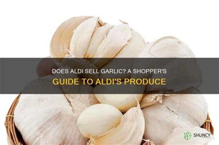 Does Aldi have fresh garlic