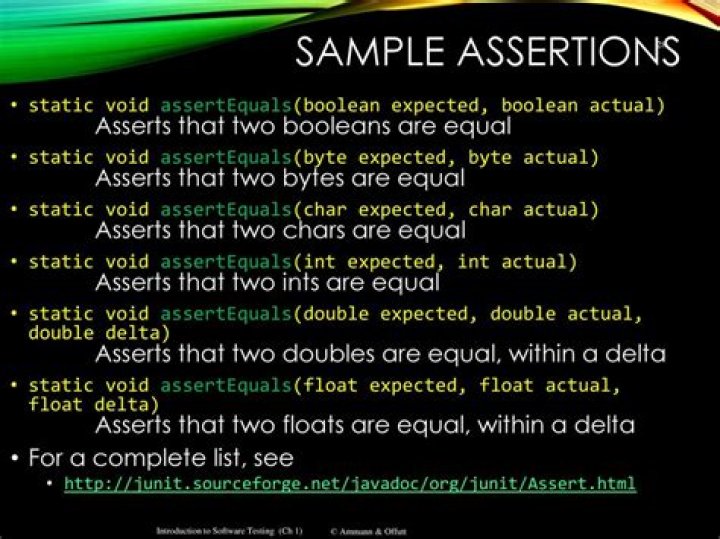 Does assertEquals use equal