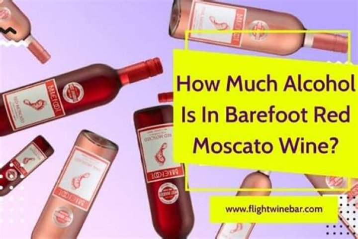 Does barefoot have alcohol