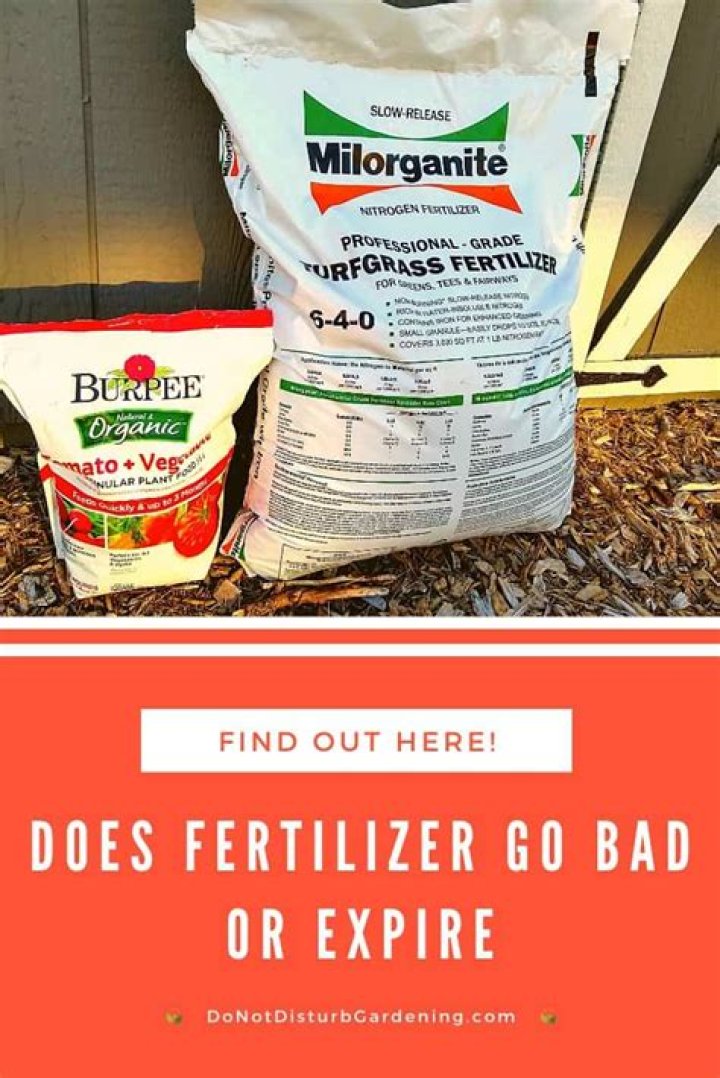 Does dry fertilizer expire